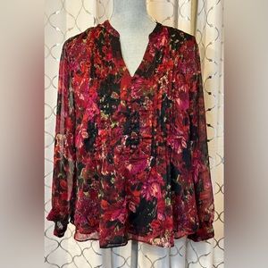 Coldwater Creek Blouse Shirt Top Size PL 14-16